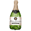 Green Champagne Bottle 36in Shape Balloon Party Supplies Decoration Ideas Novelty Gift 04949