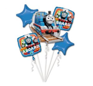 Thomas the Tank Engine 5 Balloon Bouquet Party Supplies Decoration Ideas Novelty Gift 35278