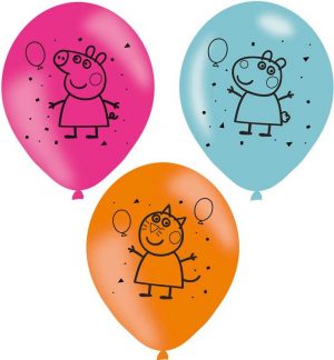 Peppa Pig Latex Balloons 6pcs Party Supplies Decoration Ideas Novelty Gift 997378
