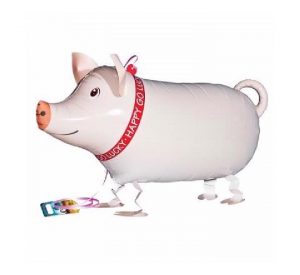 Pig 62cm Walking Balloon Party Supplies Decoration Ideas Novelty Gift R-2259