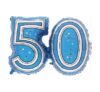 Jointed Blue 50th Birthday Jumbo Balloon Party Supplies Decoration Ideas Novelty Gift 990861