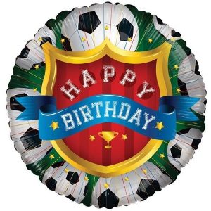 Happy Birthday Football Pitch 18in Balloon Party Supplies Decoration Ideas Novelty Gift 15170-18