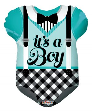 Its A Boy Baby Vest 18in Balloon Balloon Party Supplies Decoration Ideas Novelty Gift 15104-18