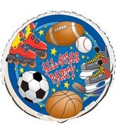 All Star Sports Party 18in Balloon Party Supplies Decoration Ideas Novelty Gift 01565