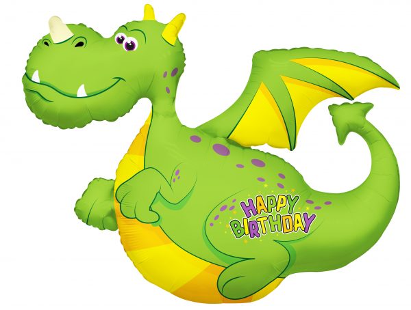 Dragon Birthday 36in Jumbo Shape Balloon Party Supplies Decoration Ideas Novelty Gift 15934-36