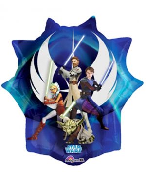 Star Wars Clone Wars 28in Supershape Balloon Party Supplies Decoration Ideas Novelty Gift 18235