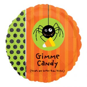 Gimme Candy Halloween Spider 18in Balloon Party Supplies Decoration Ideas Novelty Gift 22757