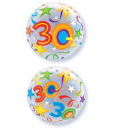 Happy 30th Birthday Bubble Balloon Party Supplies Decoration Ideas Novelty Gift 24168