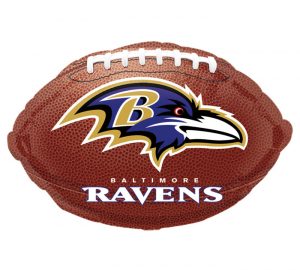 Brown Baltimore Ravens Ball 18in Balloon Party Supplies Decoration Ideas Novelty Gift 26133