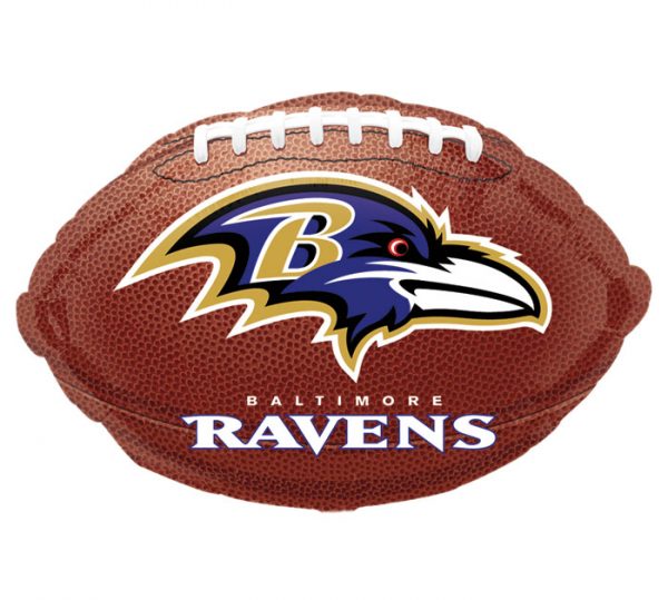 Brown Baltimore Ravens Ball 18in Balloon Party Supplies Decoration Ideas Novelty Gift 26133