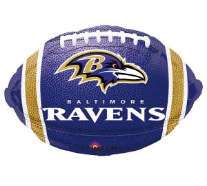 Baltimore Ravens Ball 18in Balloon Party Supplies Decoration Ideas Novelty Gift 29584
