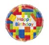 18in Birthday Building Blocks Balloon Party Supplies Decoration Ideas Novelty Gift 58247