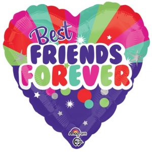 Best Friends Forever 18in Standard Balloon Party Supplies Decoration Ideas Novelty Gift 33680