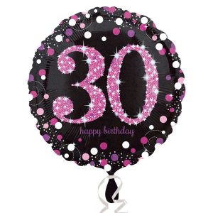 Pink Sparkles 30th Birthday Balloon Party Supplies Decoration Ideas Novelty Gift 33785