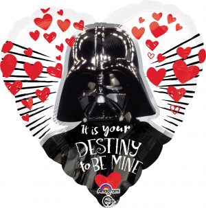 Star Wars Darth Vader Love 18in Balloon Party Supplies Decoration Ideas Novelty Gift 34304