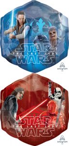 Star Wars Last Jedi 23in Supershape Balloon Party Supplies Decoration Ideas Novelty Gift 36683