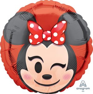 Minnie Mouse Emoji 18in Balloon Party Supplies Decoration Ideas Novelty Gift 36751