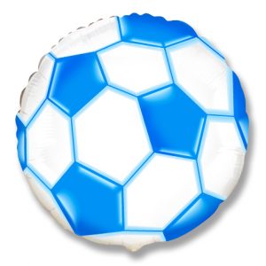 Blue Football Ball 18in Balloon Party Supplies Decoration Ideas Novelty Gift 401506A