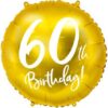Gold 60th Birthday Balloon Party Supplies Decoration Ideas Novelty Gift 402548