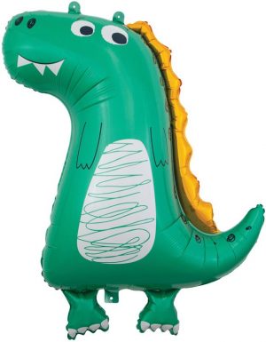 Cartoon Dinosaur 33in Supershape Balloon Party Supplies Decoration Ideas Novelty Gift 266342 403196