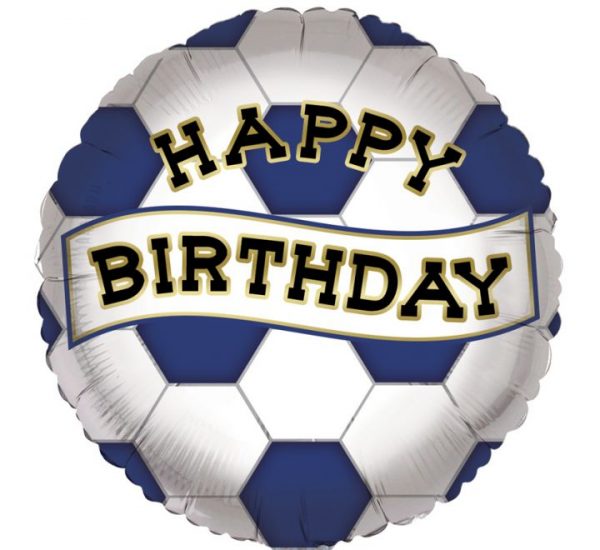 Leicester Birthday 2 Sided Football Balloon Party Supplies Decoration Ideas Novelty Gift Leicester City Balloon FB18/13