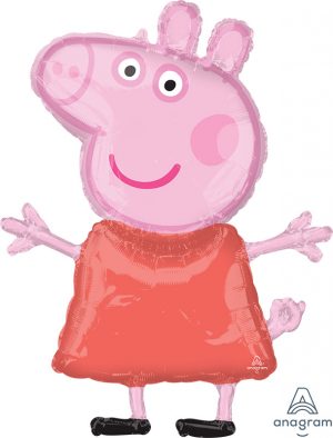 Peppa Pig Standing 32in Supershape Balloon Party Supplies Decoration Ideas Novelty Gift 41540