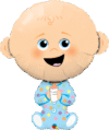 Baby Boy 38in Jumbo Shape Balloon Party Supplies Decorations Ideas Novelty Gift 43326