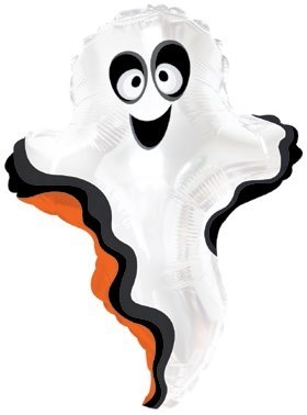 Wobbly Ghost Halloween 22in Shape Balloon Party Supplies Decoration Ideas Novelty Gift 434160