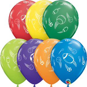 Sports Balls Flying 11in Latex Balloons Party Supplies Decoration Ideas Novelty Gift 57112