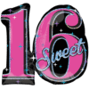 Pink Sweet 16 Birthday Jumbo Balloon Party Supplies Decoration Ideas Novelty Gift 30560