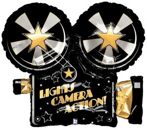 Lights Camera Action Supershape Balloon Party Supplies Decorations Ideas Novelty Gift