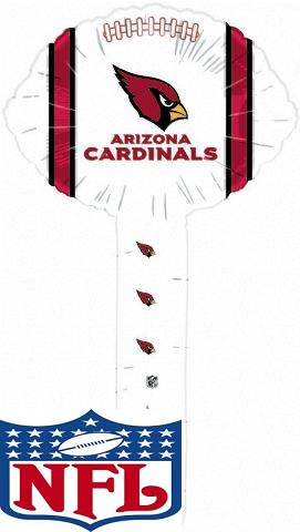 Arizona Cardinals Air Fill Hammer 9in Balloon Party Supplies Decoration Ideas Novelty Gift 88054