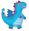 Cute Blue Dragon Jumbo Shape Balloon Party Supplies Decorations Ideas Novelty Gift
