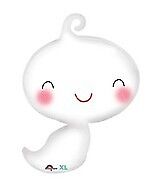 Cute Ghost Halloween 23in Shape Balloon Party Supplies Decoration Ideas Novelty Gift 33846