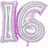 Jointed Pink 16th Birthday Jumbo Balloon Party Supplies Decoration Ideas Novelty Gift 991448