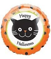 Polka Dot Cat Halloween 18in Balloon Party Supplies Decoration Ideas Novelty Gift 11957
