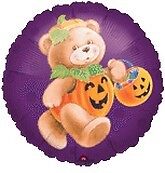 Pumpkin Bear Halloween 18in Balloon Party Supplies Decoration Ideas Novelty Gift 03793