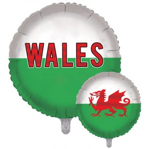 Wales Welsh Dragon Flag 18in Balloon Party Supplies Decoration Ideas Novelty Gift FB18/31