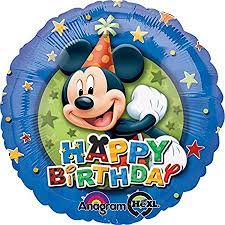 Mickey Mouse Happy Birthday Party 18in Balloon Party Supplies Decoration Ideas Novelty Gift 12485