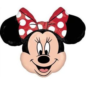 Minnie Mouse Head 21in Shape Balloon Party Supplies Decoration Ideas Novelty Gift 31550