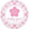 Pink Plaid Baby Girl 32in Jumbo Balloon Party Supplies Decoration Ideas Novelty Gift 24678