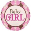 Pink Brown Baby Girl 32in Jumbo Balloon Party Supplies Decoration Ideas Novelty Gift 26892