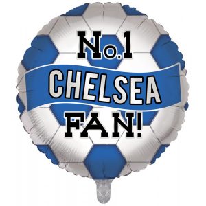 No 1 Chelsea Fan Football 18in Balloon Party Supplies Decoration Ideas Novelty Gift FB18/08