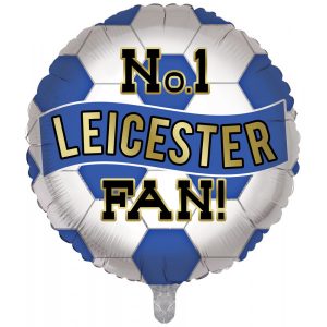 No 1 Leicester Fan Football 18in Balloon Party Supplies Decoration Ideas Novelty Gift FB18/14