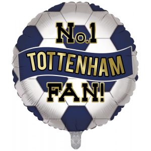 No 1 Tottenham Fan Football 18in Balloon Party Supplies Decoration Ideas Novelty Gift FB18/35