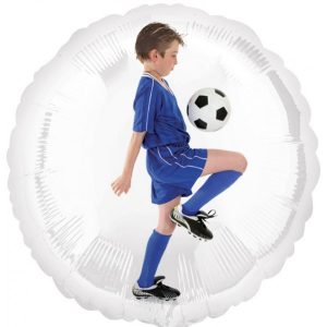 Football Boy Blue Kit 18in Balloon Party Supplies Decoration Ideas Novelty Gift 22940