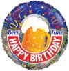 Happy Birthday Beer Time Balloon Party Supplies Decorations Ideas Novelty Gift
