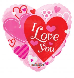I Love You Pink Hearts Balloon Party Supplies Decorations Ideas Novelty Gift