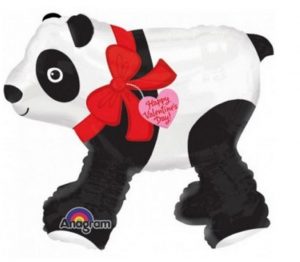 Valentines Panda Airwalker Buddy Balloon Party Supplies Decorations Ideas Novelty Gift