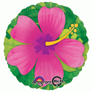 Pink Hibiscus Supershape Balloon Party Supplies Decorations Ideas Novelty Gift